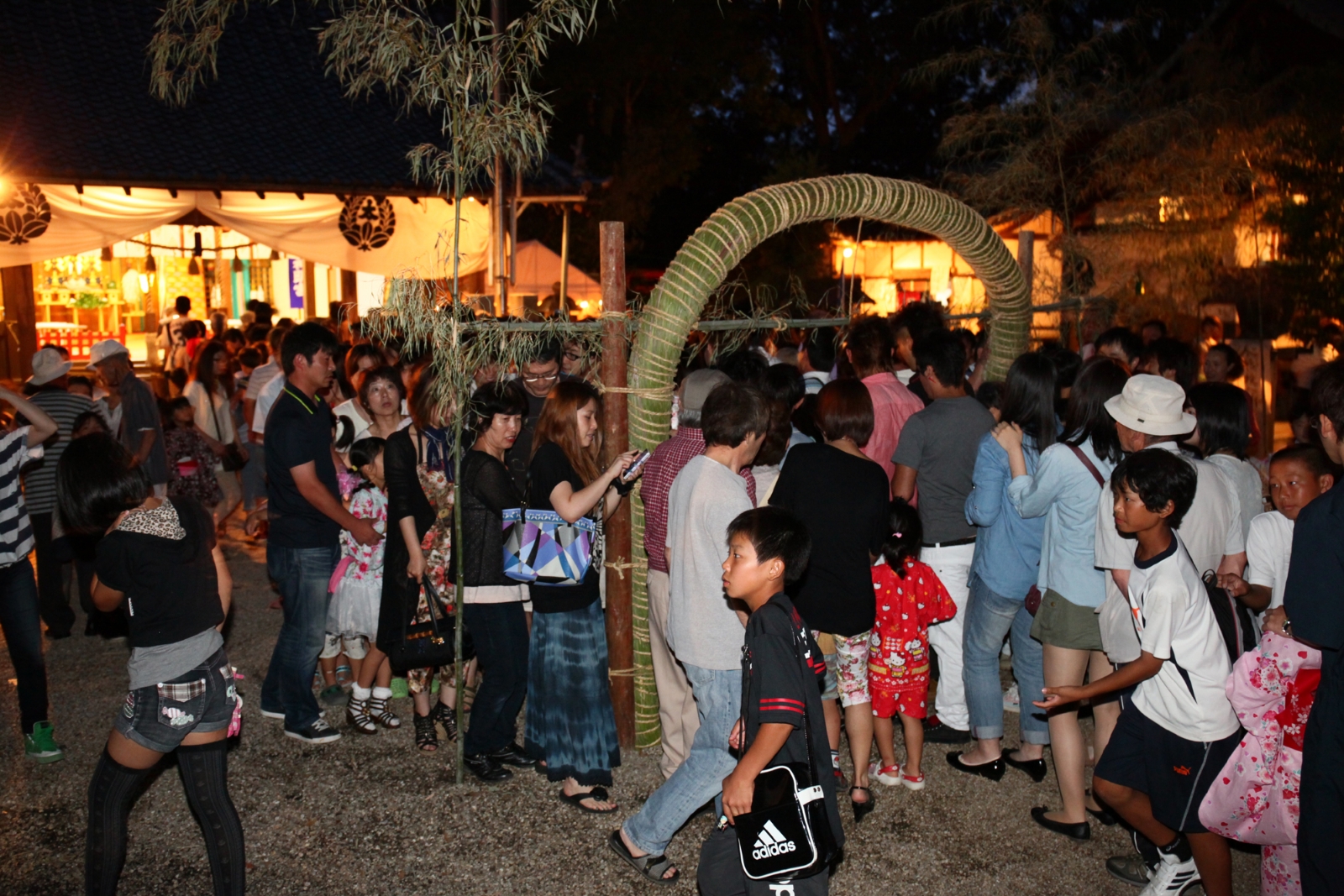 大宮神明社 輪くぐり神事