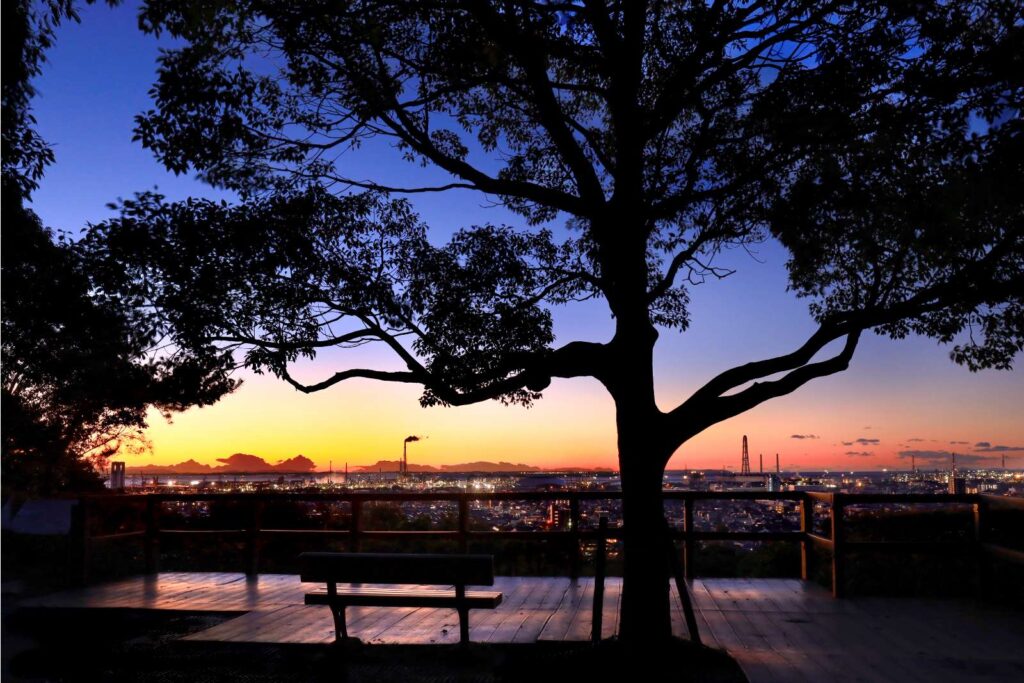 垂坂公園の展望台