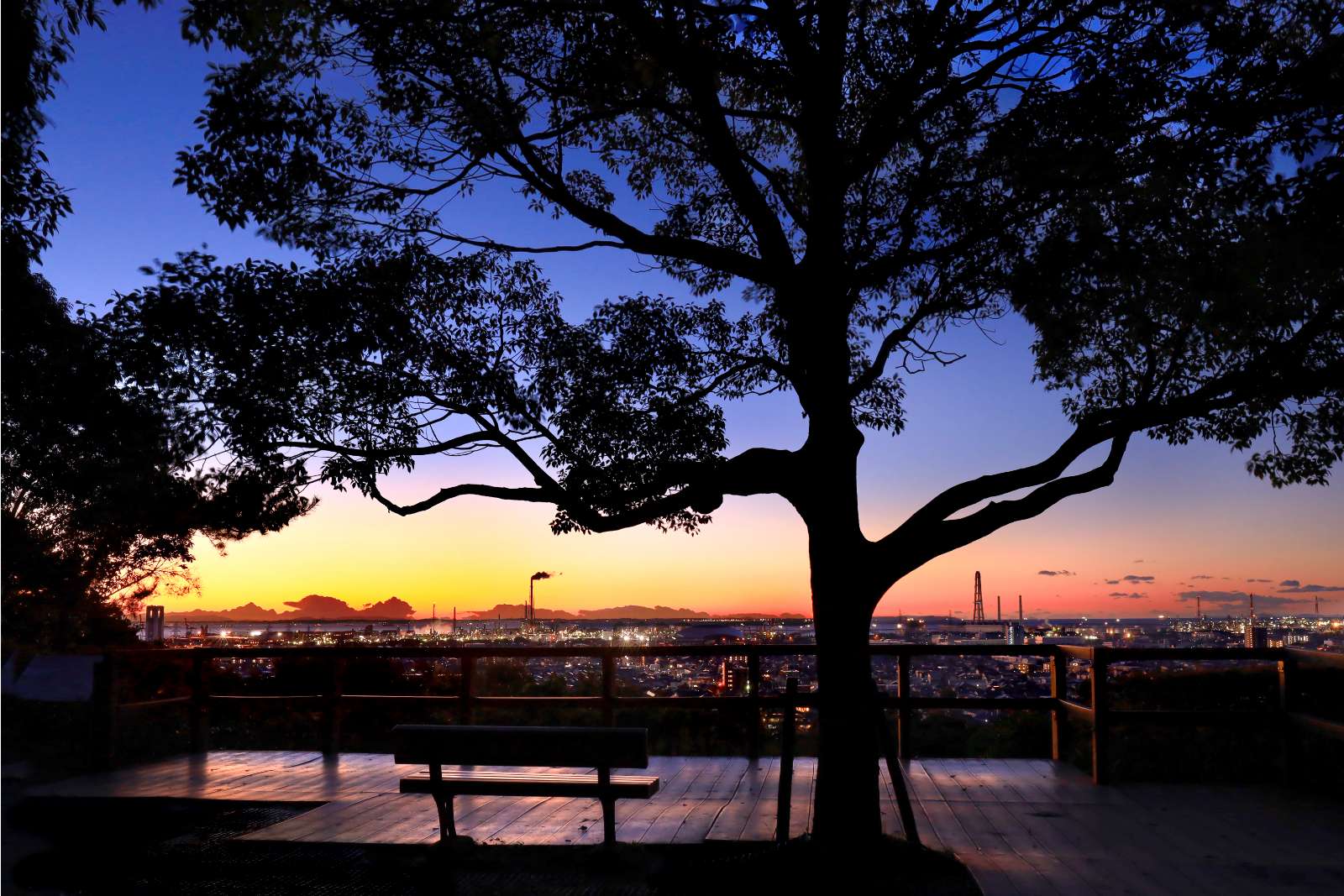 垂坂公園の展望台