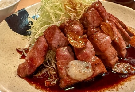 トンテキ屋ちゃんのトンテキ