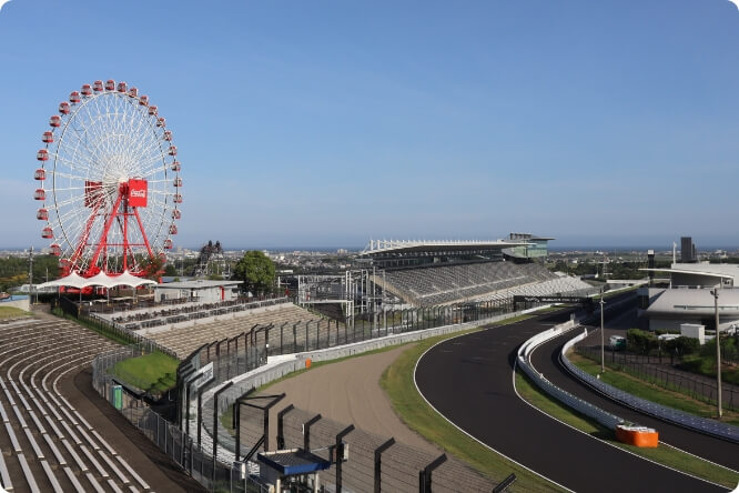 鈴鹿サーキット_レーシングコース 最終コーナー